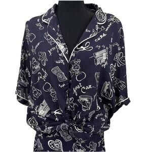 Vintage 90’s‎ Best United Garment Co New York Print Novelty Shirt 22/24